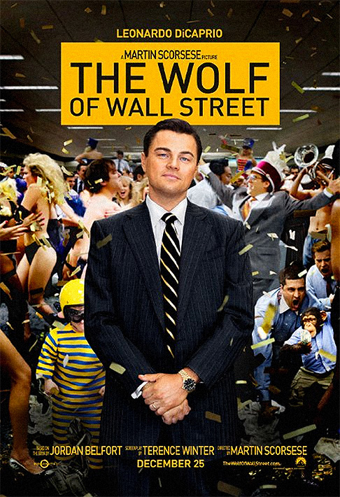 The Wolf of Wall Street (2013). Poster.