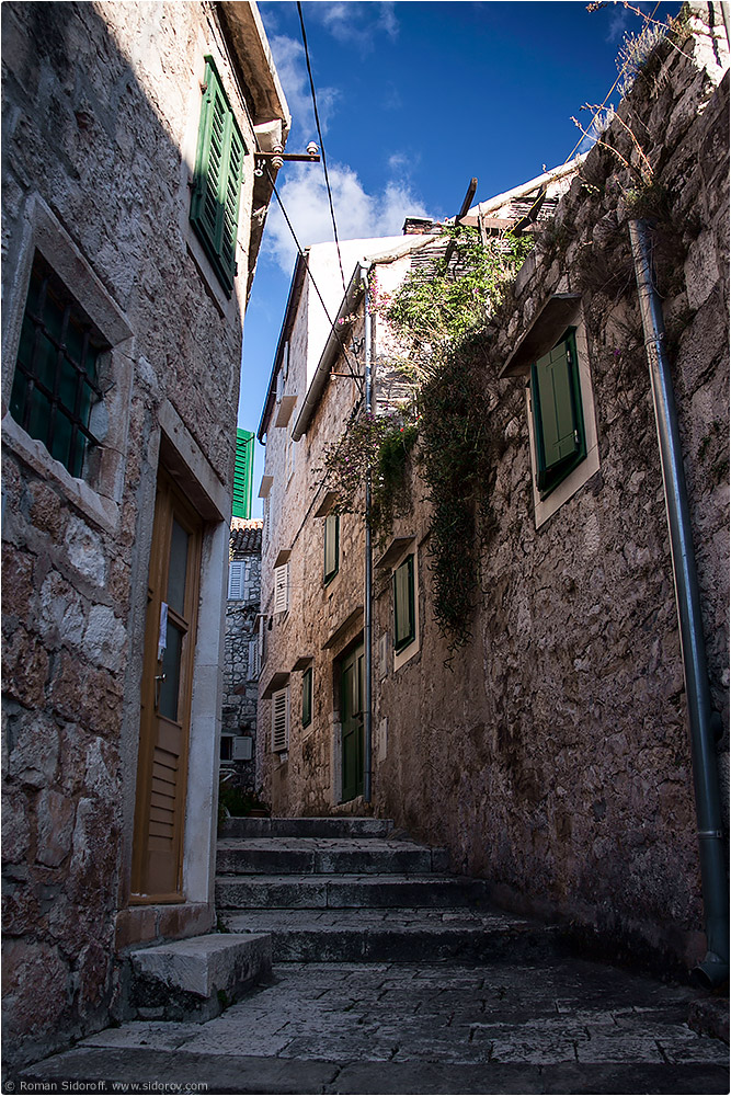 Croatia Yachting 2014. Old croatian city.