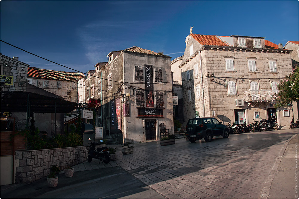 Croatia Yachting 2014. Old city on the island.